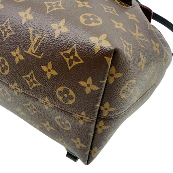 LOUIS VUITTON Montsouris NM PM Monogram Canvas Backpack Black