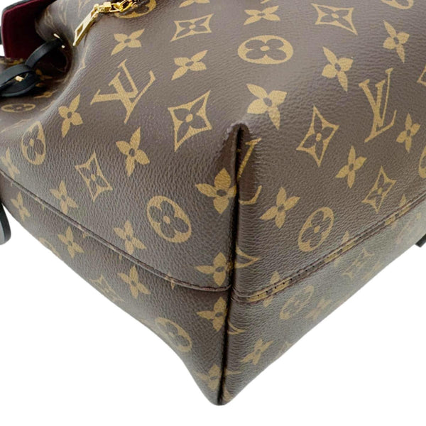 LOUIS VUITTON Montsouris NM PM Monogram Canvas Backpack Black