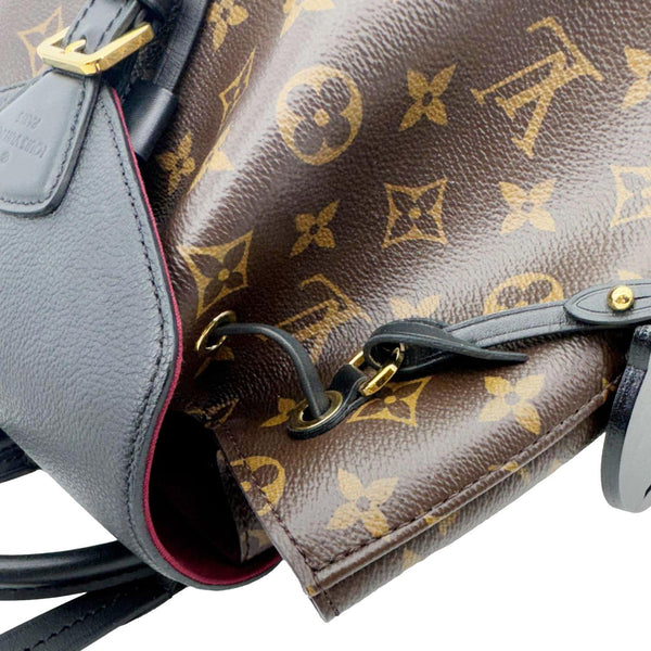 LOUIS VUITTON Montsouris NM PM Monogram Canvas Backpack Black
