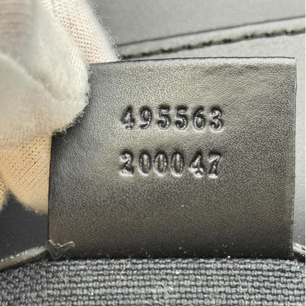 GUCCI GG Supreme Canvas Backpack Black 495563