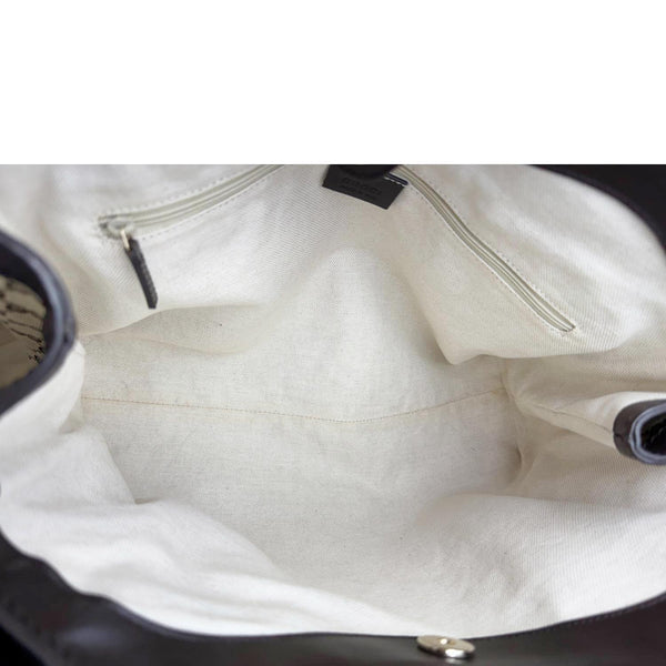 GUCCI Sukey Medium GG Canvas Tote Bag Beige 211944