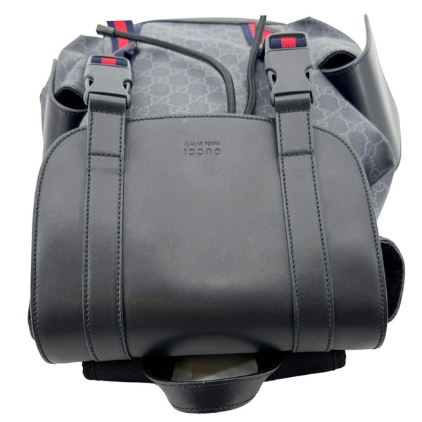 GUCCI GG Supreme Canvas Backpack Black 495563