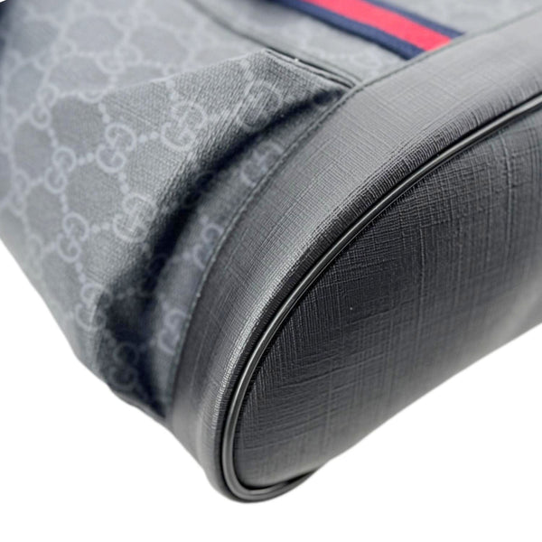 GUCCI GG Supreme Canvas Backpack Black 495563