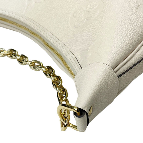 LOUIS VUITTON Loop Hobo Monogram Empreinte Shoulder Bag White