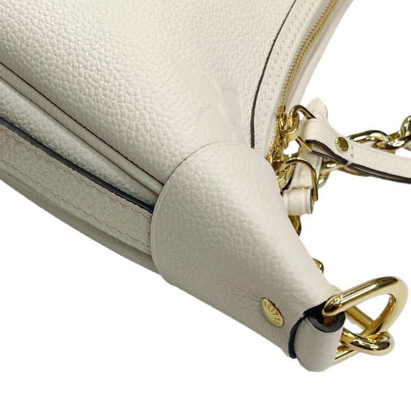 LOUIS VUITTON Loop Hobo Monogram Empreinte Shoulder Bag White