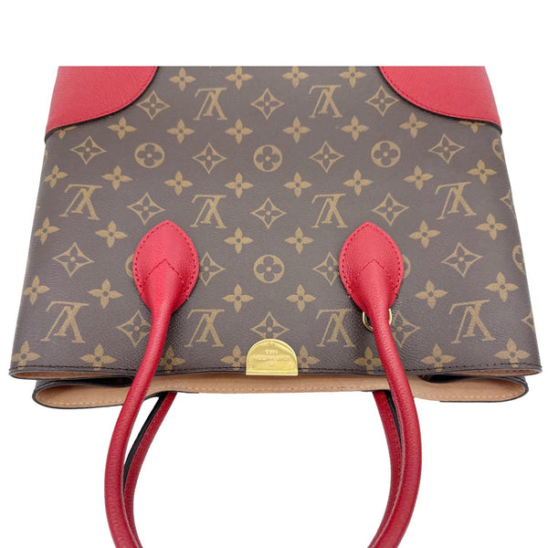 LOUIS VUITTON Flandrin Monogram Canvas Tote Shoulder Bag Cherry