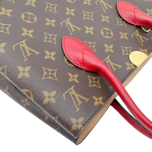 LOUIS VUITTON Flandrin Monogram Canvas Tote Shoulder Bag Cherry