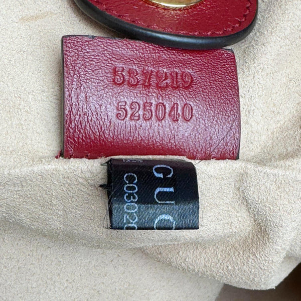 GUCCI Rajah Large GG Tweed Chain Tote Bag White 537219