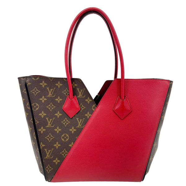 LOUIS VUITTON Kimono MM Monogram Canvas Tote Bag Red