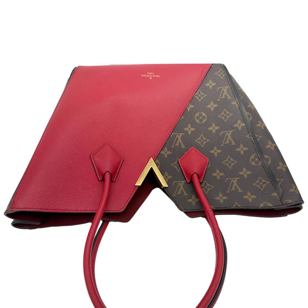 LOUIS VUITTON Kimono MM Monogram Canvas Tote Bag Red