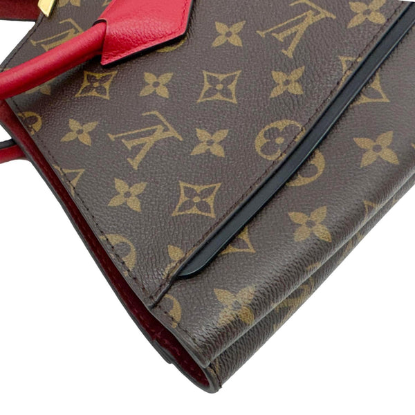 LOUIS VUITTON Kimono MM Monogram Canvas Tote Bag Red
