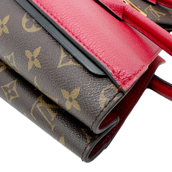 LOUIS VUITTON Kimono MM Monogram Canvas Tote Bag Red