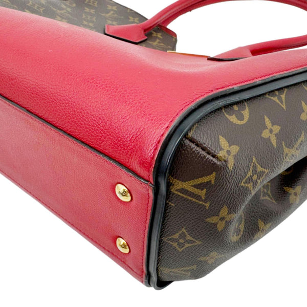 LOUIS VUITTON Kimono MM Monogram Canvas Tote Bag Red