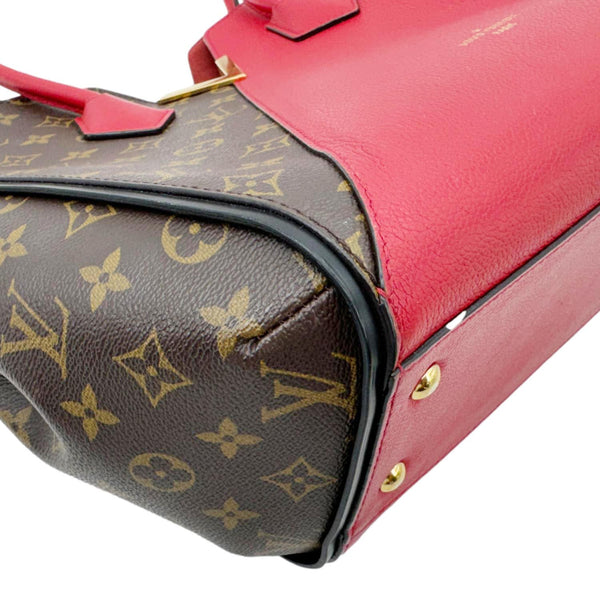 LOUIS VUITTON Kimono MM Monogram Canvas Tote Bag Red