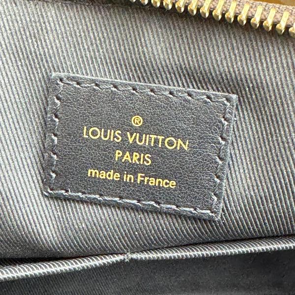 LOUIS VUITTON Odeon PM Damier Ebene Tote Shoulder Bag Brown