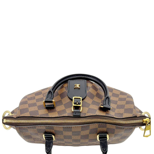 LOUIS VUITTON Odeon PM Damier Ebene Tote Shoulder Bag Brown