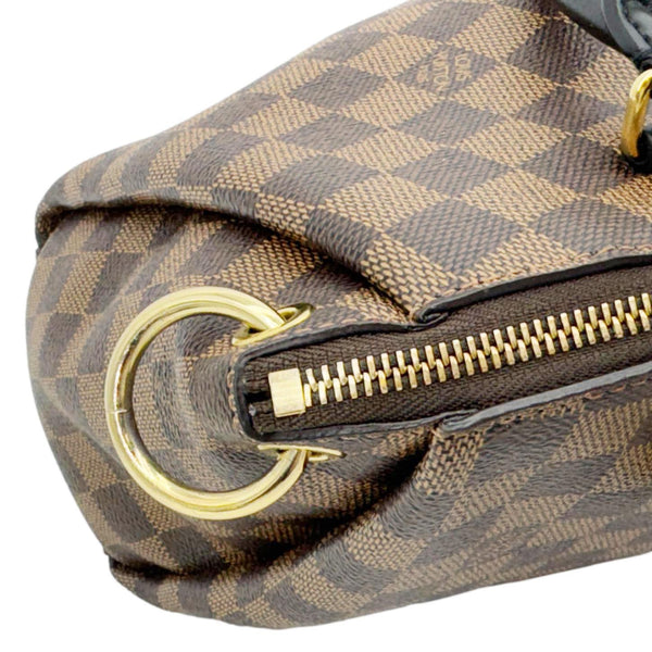 LOUIS VUITTON Odeon PM Damier Ebene Tote Shoulder Bag Brown