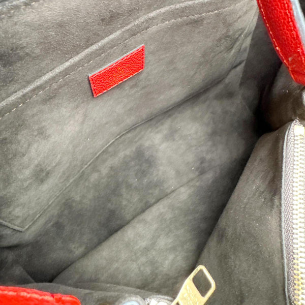 LOUIS VUITTON Trocadero Monogram Empreinte Shoulder Bag Cerise