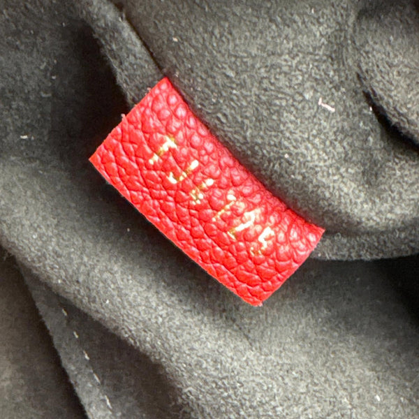 LOUIS VUITTON Trocadero Monogram Empreinte Shoulder Bag Cerise