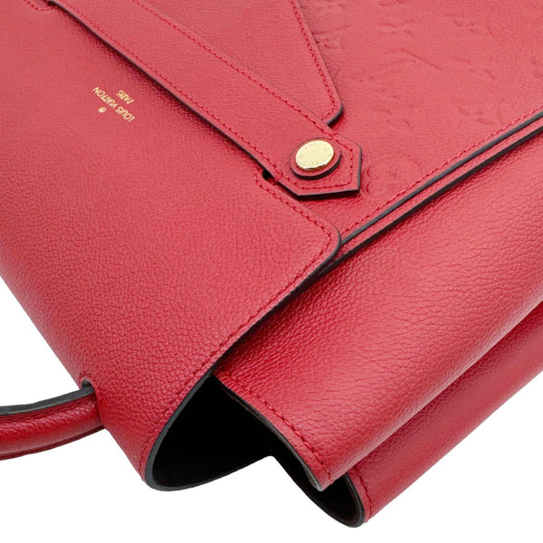 LOUIS VUITTON Trocadero Monogram Empreinte Shoulder Bag Cerise