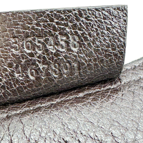 GUCCI Jackie Medium Web Soft Grain Leather Hobo Bag Brown 365458