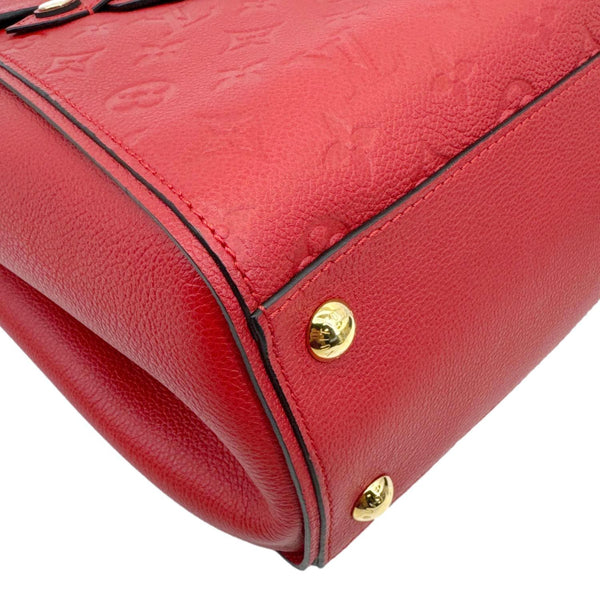 LOUIS VUITTON Trocadero Monogram Empreinte Shoulder Bag Cerise