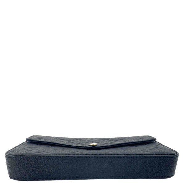 LOUIS VUITTON Felicie Pochette Monogram Empreinte Crossbody Bag Black