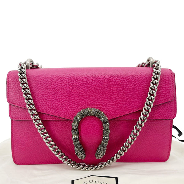 GUCCI Dionysus Small Calfskin Leather Crossbody Bag Pink 400249