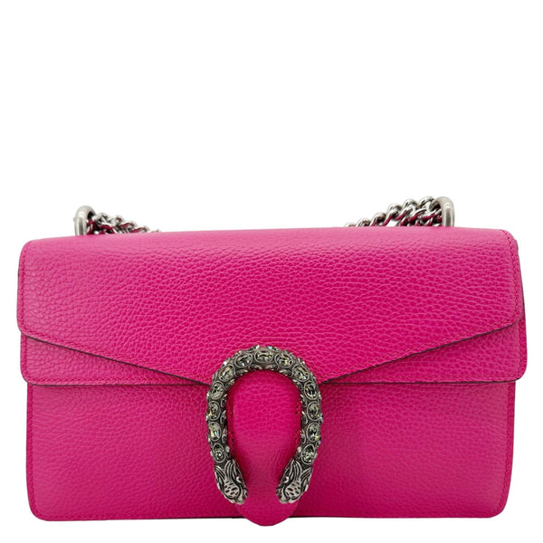 GUCCI Dionysus Small Calfskin Leather Crossbody Bag Pink 400249