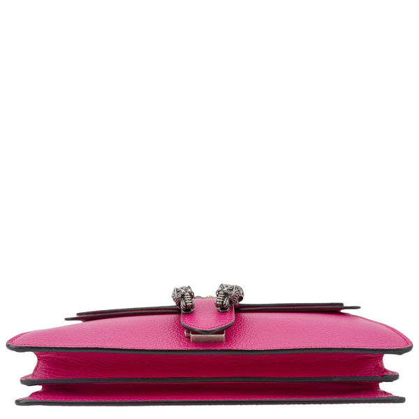 GUCCI Dionysus Small Calfskin Leather Crossbody Bag Pink 400249