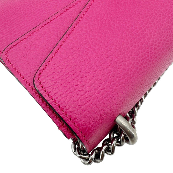 GUCCI Dionysus Small Calfskin Leather Crossbody Bag Pink 400249