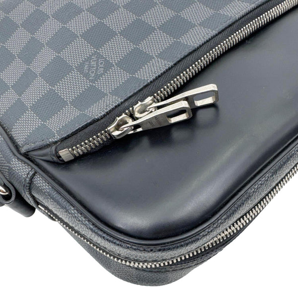 LOUIS VUITTON Dayton Reporter PM Damier Graphite Crossbody Bag Black