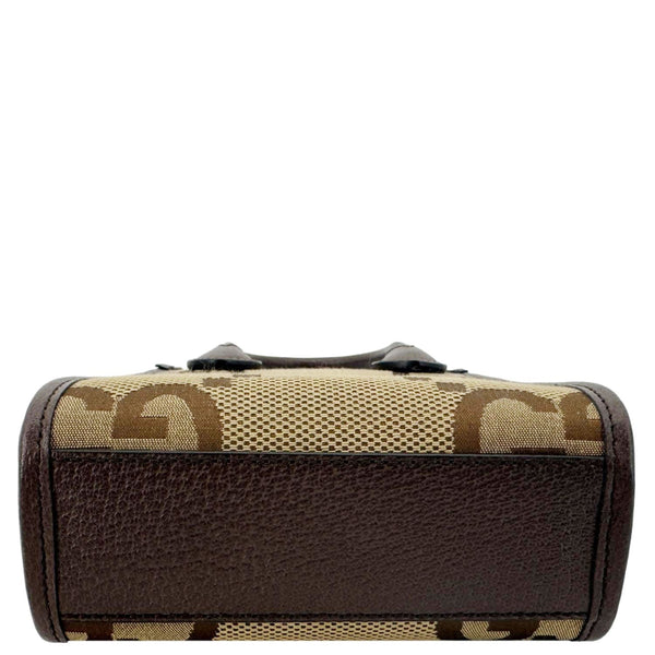 GUCCI Jumbo GG Supreme Canvas Tote Bag Beige 699406