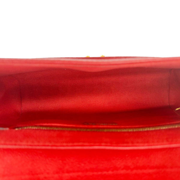 LOUIS VUITTON Saint Germain PM Monogram Empreinte Leather Shoulder Bag Red