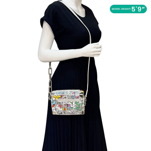 LOUIS VUITTON Soft Trunk Mini Monogram Comics Crossbody Bag Multicolor