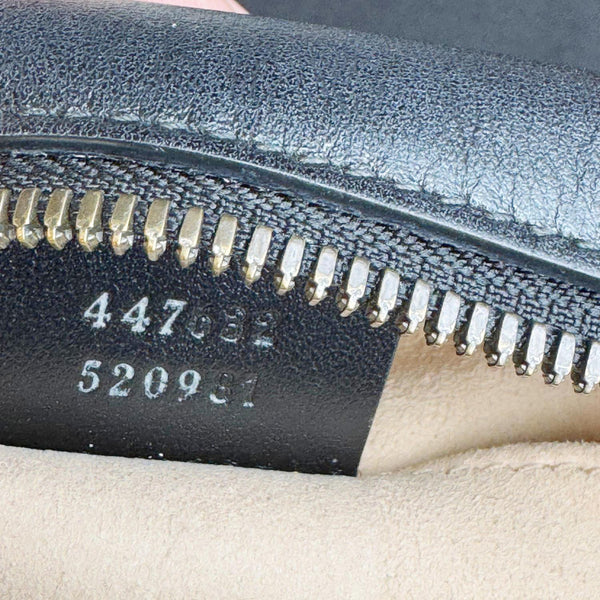 GUCCI GG Marmont Small Matelasse Chevron Leather Camera Bag Black 447632