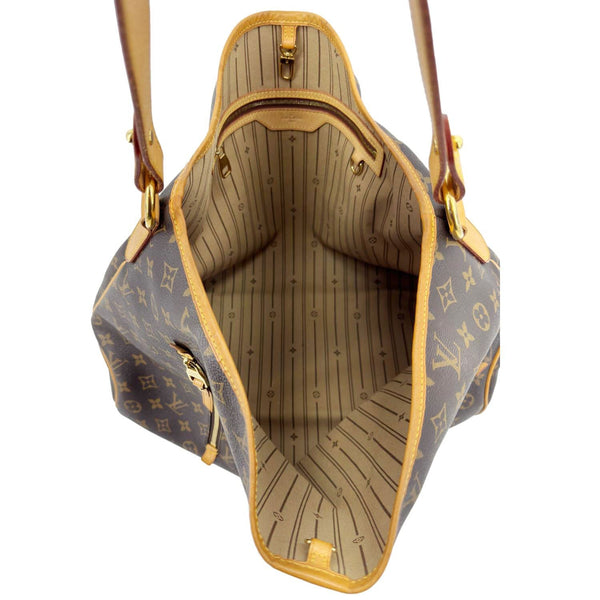 LOUIS VUITTON Delightful GM Monogram Canvas Hobo Bag Brown