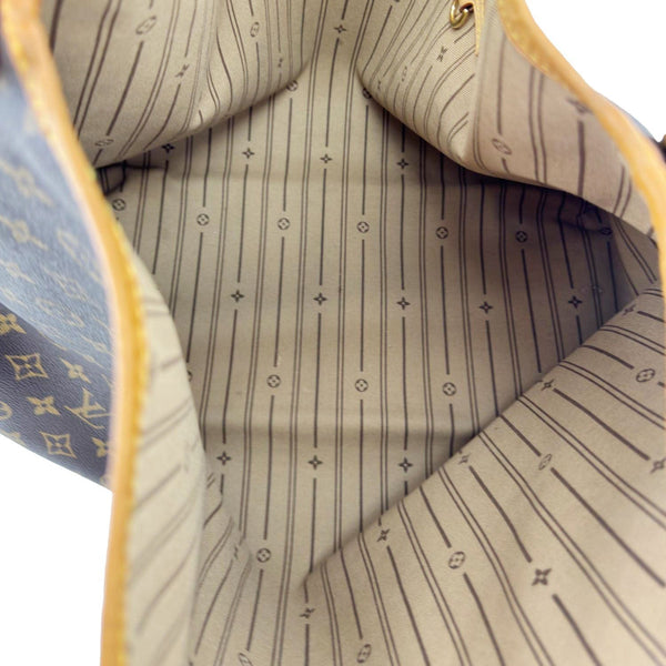 LOUIS VUITTON Delightful GM Monogram Canvas Hobo Bag Brown