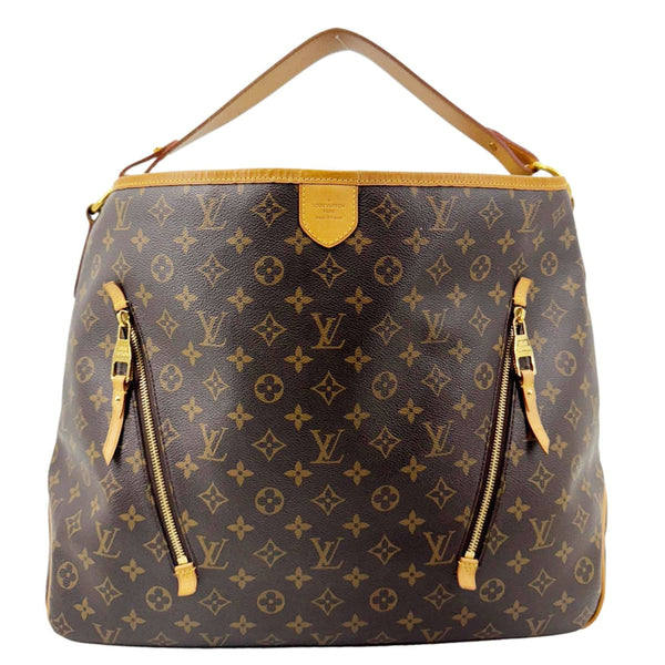 LOUIS VUITTON Delightful GM Monogram Canvas Hobo Bag Brown
