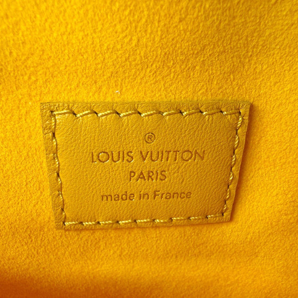 LOUIS VUITTON Coussin Monogram Embossed Leather Crossbody Bag Yellow