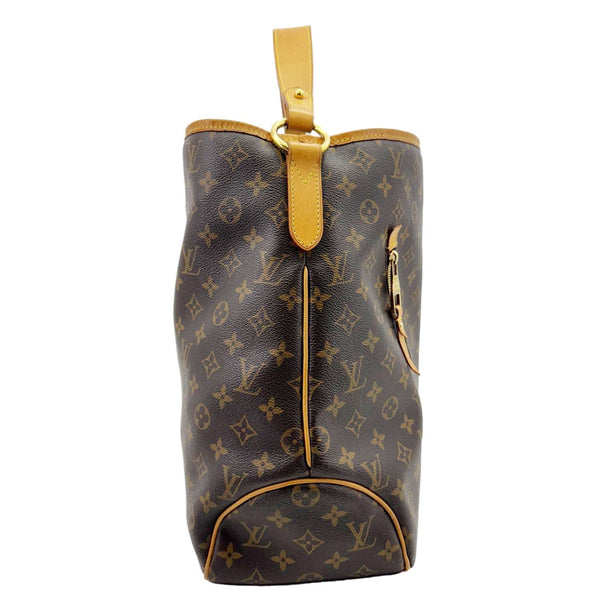 LOUIS VUITTON Delightful GM Monogram Canvas Hobo Bag Brown