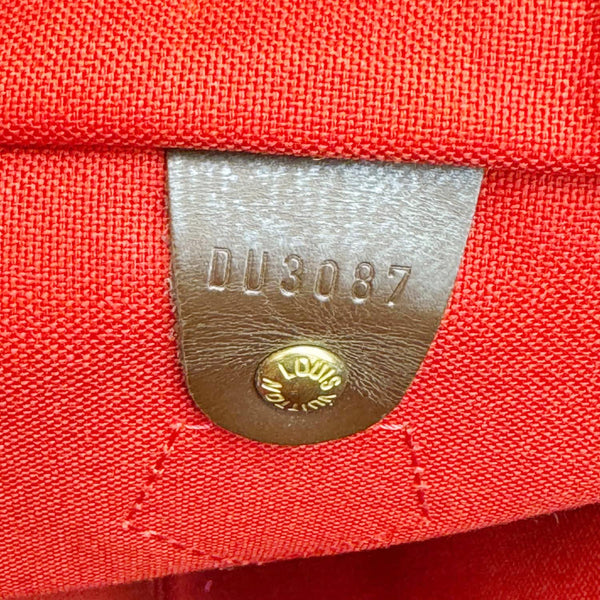 LOUIS VUITTON Speedy 30 Damier Ebene Satchel Bag Brown