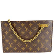 Louis Vuitton Legacy Brown Monogram Canvas Chain Clutch