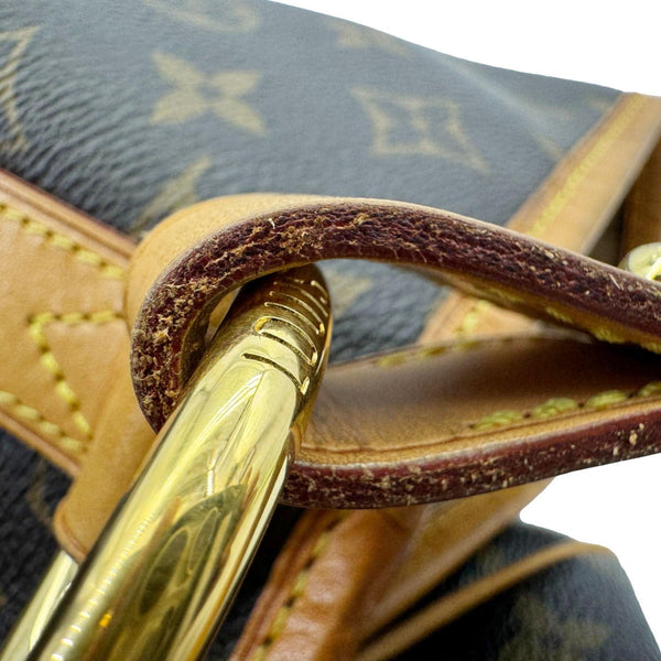 LOUIS VUITTON Delightful GM Monogram Canvas Hobo Bag Brown