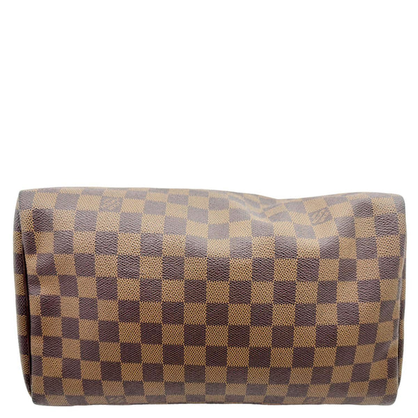 LOUIS VUITTON Speedy 30 Damier Ebene Satchel Bag Brown