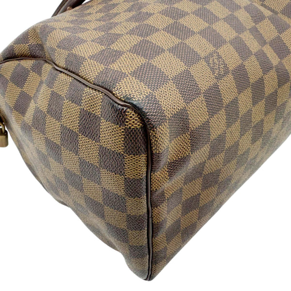 LOUIS VUITTON Speedy 30 Damier Ebene Satchel Bag Brown