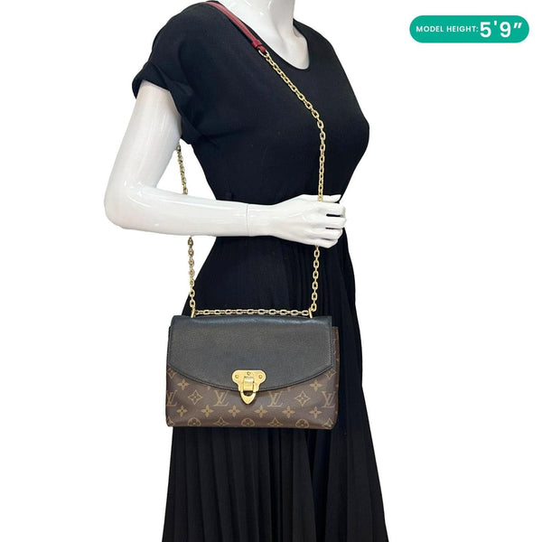 LOUIS VUITTON Saint Placide Monogram Canvas Crossbody Bag Brown