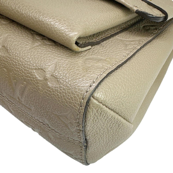 LOUIS VUITTON Vavin PM Monogram Empreinte Leather Shoulder Bag Beige