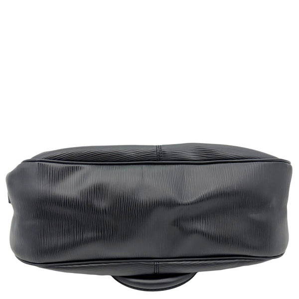 LOUIS VUITTON Dhanura Epi Leather Satchel Bag Black