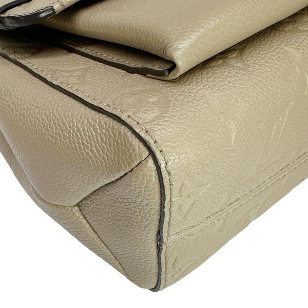 LOUIS VUITTON Vavin PM Monogram Empreinte Leather Shoulder Bag Beige